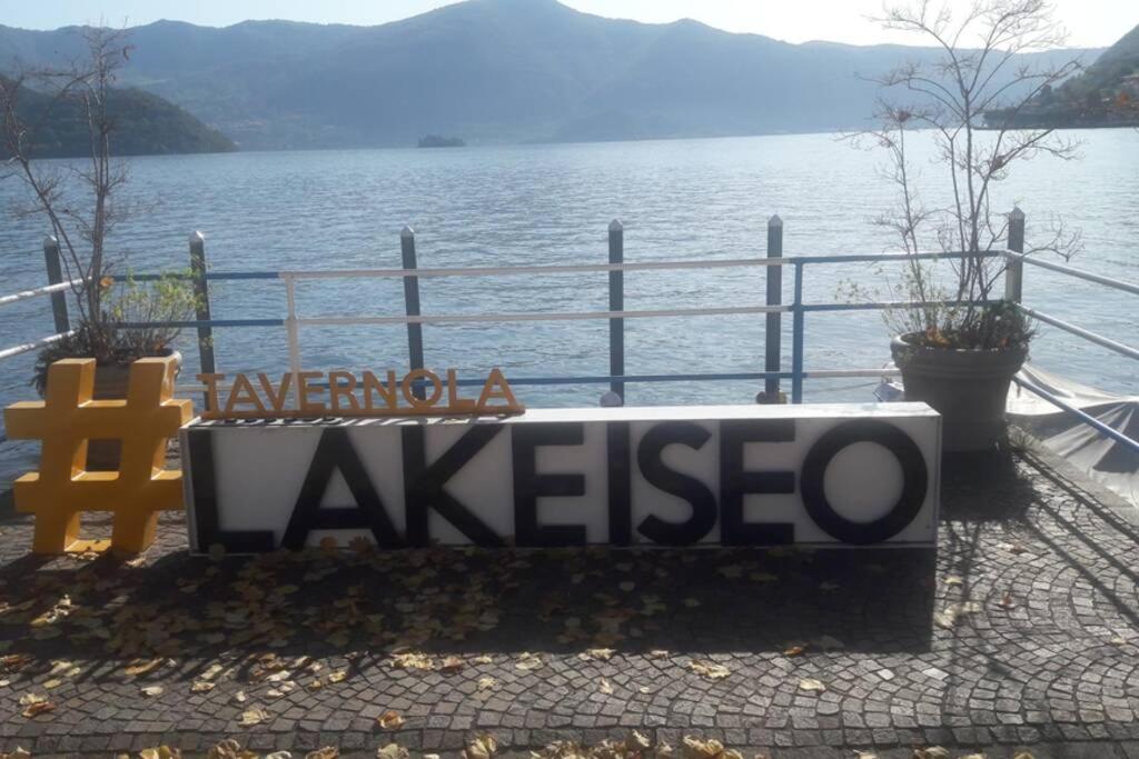 Appartamento Sul Lago D'Iseo Tavernola Bergamasca Eksteriør bilde